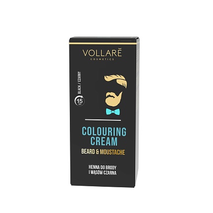 Хна для бороды и усов Vollare Men Line черная